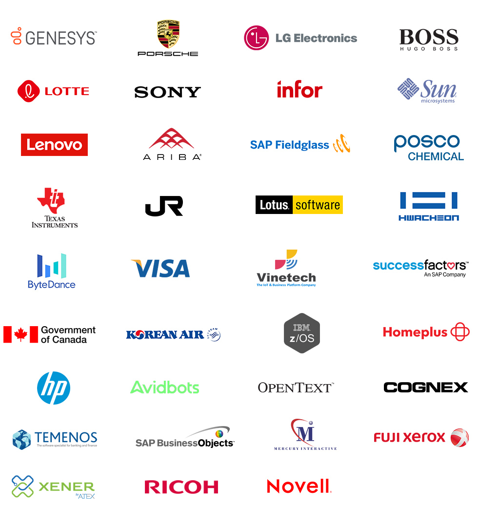 TRANSLATIONS-Clients-From-All-Industries Language Translation and Interpretation services, GENESYS, LOTTE, SONY, INFOR, SUN, LENOVO